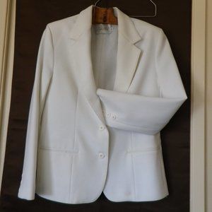 Women's off white blazer 12